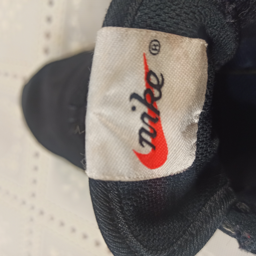 Nike Pre-Love O.X.  Black Suede White Swoosh Size 9 - Picture 10 of 12